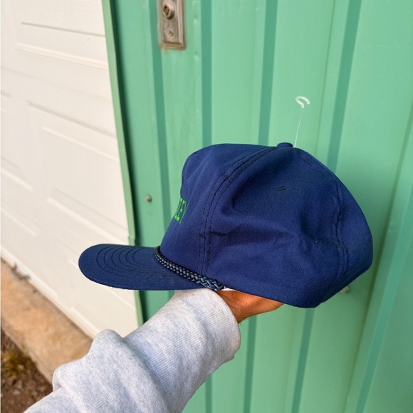 RARE vintage BENTLEY trucker hat blue embroided - Picture 5 of 7